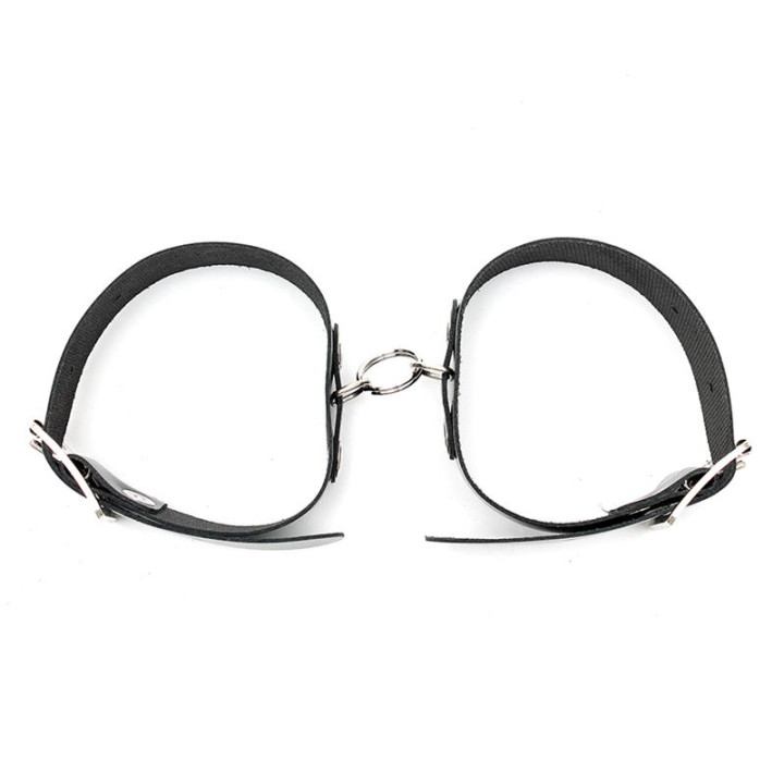 Esposas Ajustables Negro de Bondage Play | VibraZon