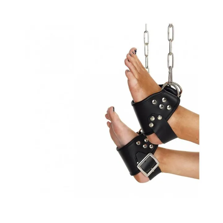 Esposas Cuero para Pies Colgantes de Bondage Play