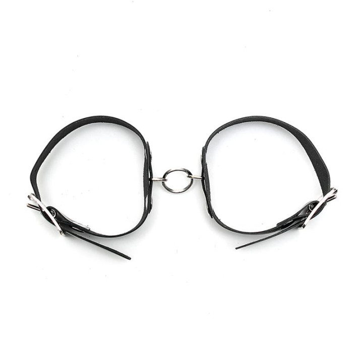 Esposas de Cuero Ajustables de Bondage Play | VibraZon