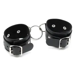 Esposas Ajustables de Cuero de Bondage Play