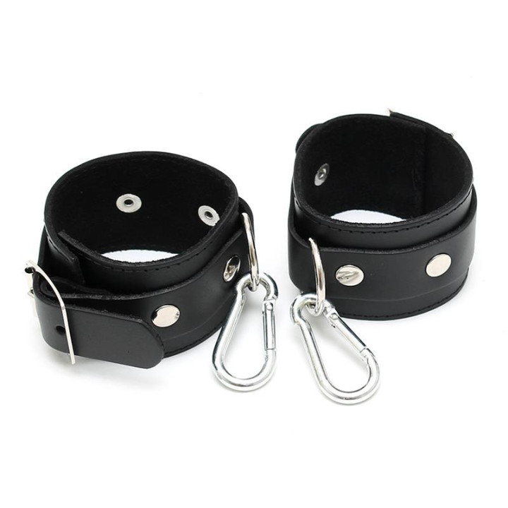 Esposas Ajustables Cuero de Bondage Play | VibraZon