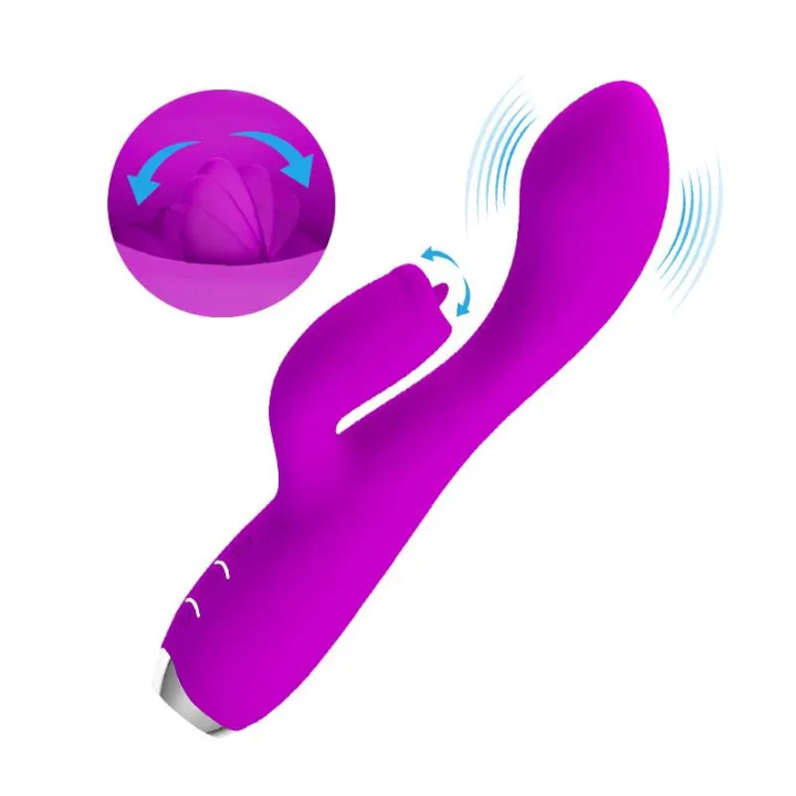 Gloria Vibrador con Lengua USB de Prettylove