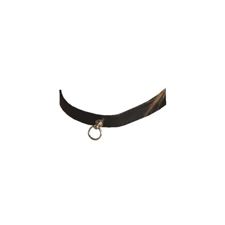 Collar de Cuero Ajustable de Bondage Play