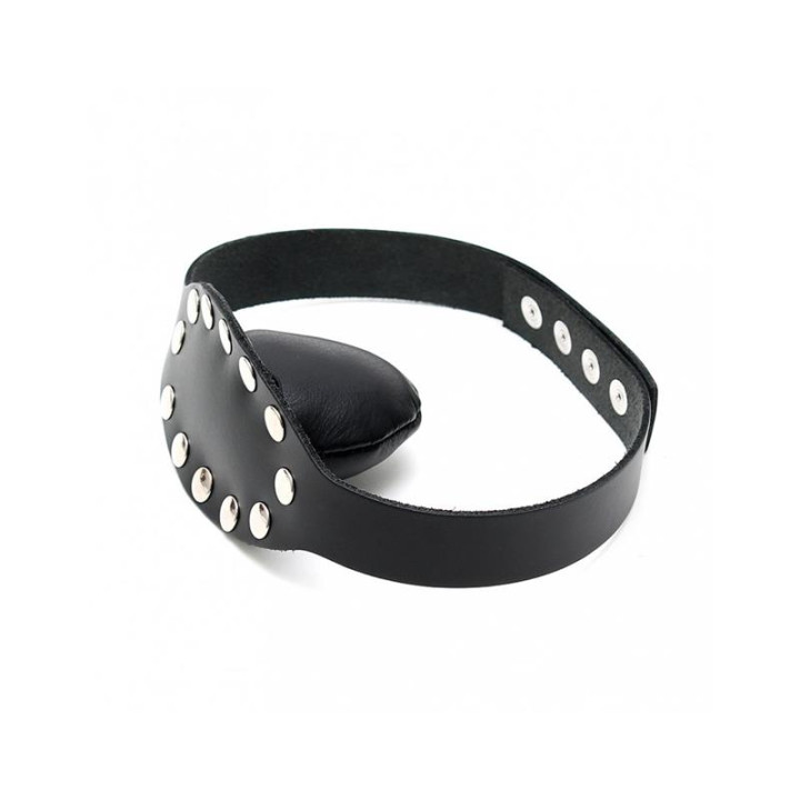 Mordaza con Forma de Lengua Cuero Ajustable de Bondage Play | VibraZon