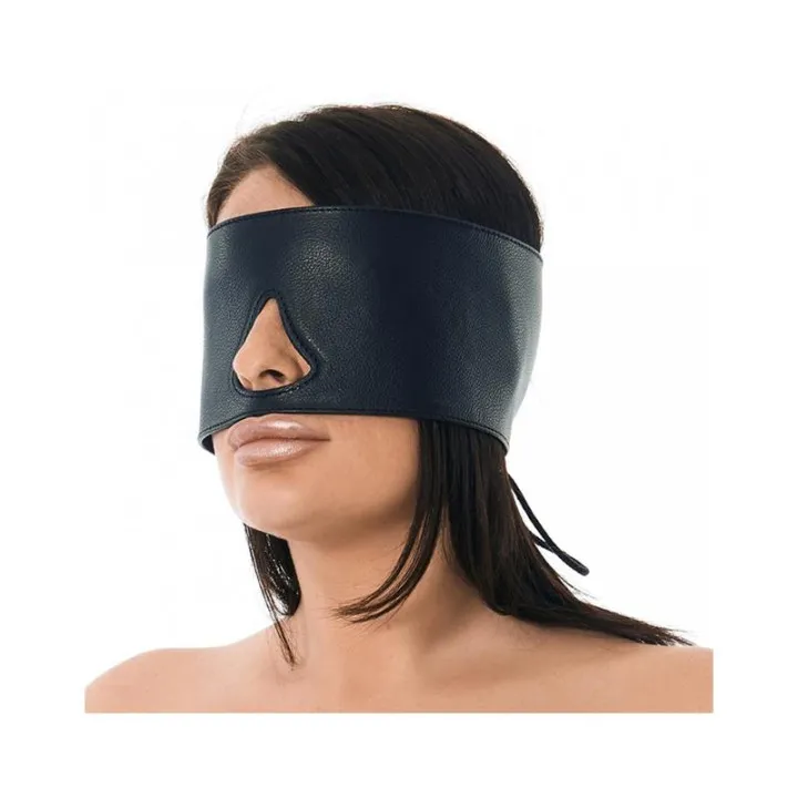 Antifaz Cuero con Abertura en la Nariz Ajustable de Bondage Play