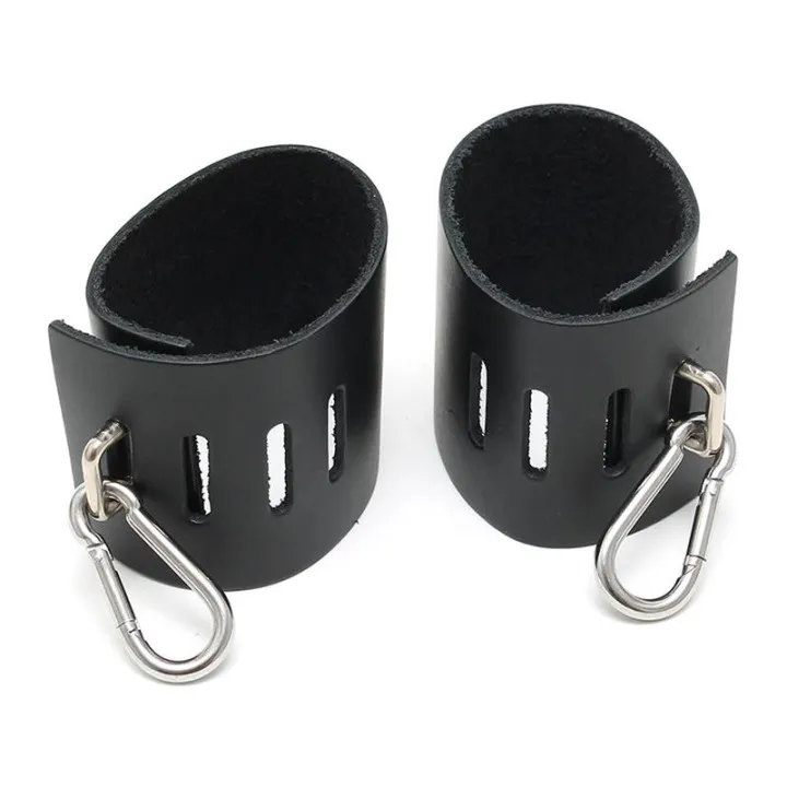 Esposas de Cuero Ajustables de Bondage Play
