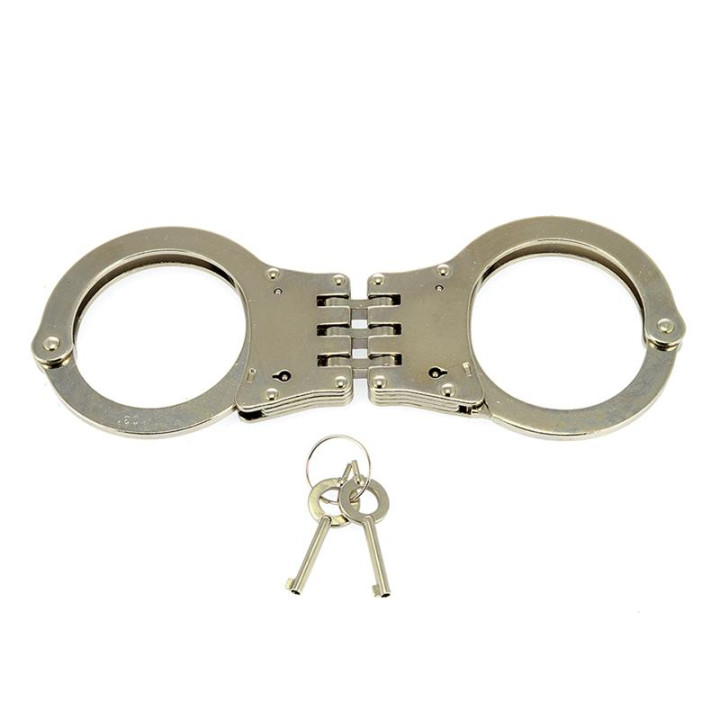 Esposas de Metal Ajustables de Bondage Play | VibraZon