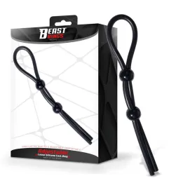 Lasso Anillo para el Pene Silicona Ajustable de Beast Rings