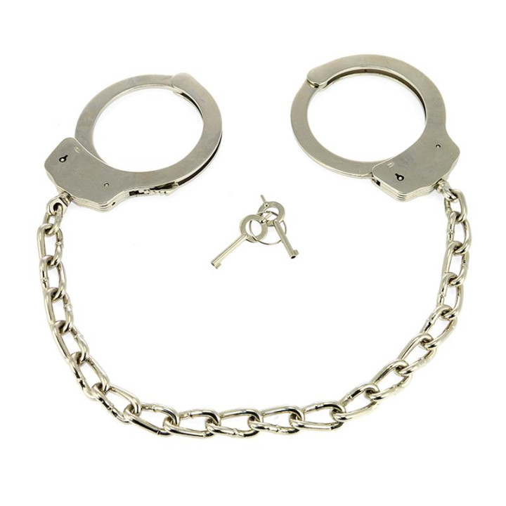 Esposas Metálicas Tobillos Ajustables de Bondage Play | VibraZon