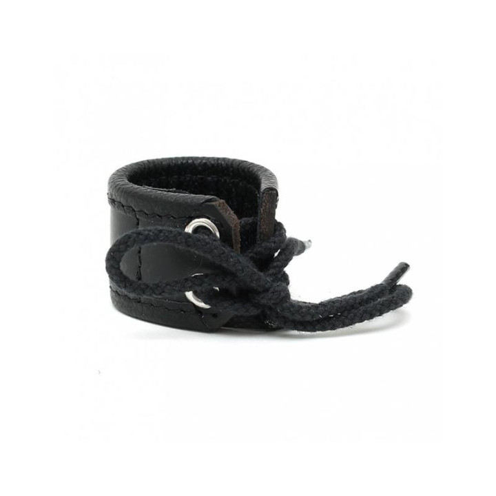 Anillo de Cuero para Testículos Ajustable de Bondage Play | VibraZon
