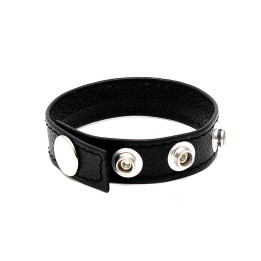Anillo para el Pene Cuero Ajustable de Bondage Play | VibraZon