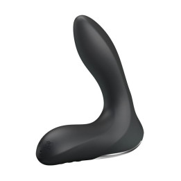 Estimlador Anal Inflable Leonard Silicona USB Negro de Prettylove | VibraZon