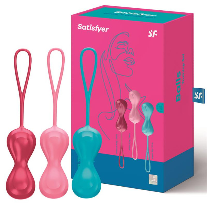 Pack de 3 Bolas Ben-Wa Power Balls de Satisfyer | VibraZon
