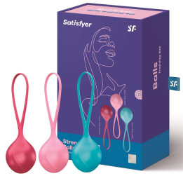 Pack 3 Bolas Ben-Wa Strengthening Balls de Satisfyer | VibraZon