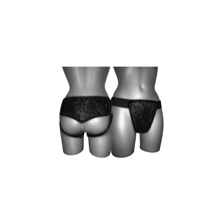 Arnés de Luxe Con Espalda Negro S - XL de Joydivision | VibraZon