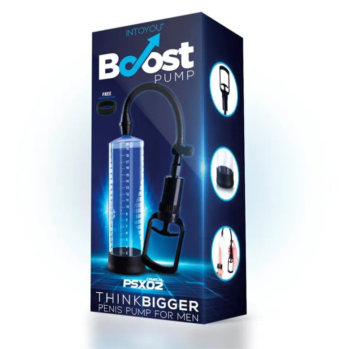 Bomba Manual para el Pene PSX02 Transparente de Boost Pumps