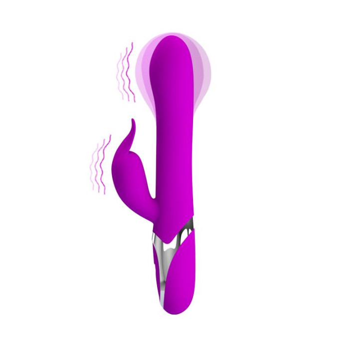 Vibrador Neil Funcion Inflable 23.7 cm de Prettylove | VibraZon