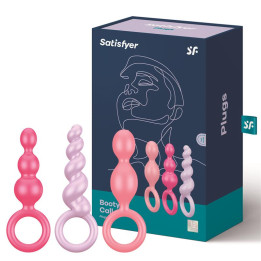 Pack 3 Plugs Silicona Tri Color de Satisfyer | VibraZon