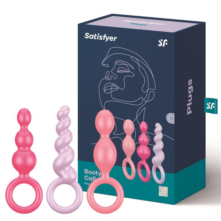 Pack 3 Plugs Silicona Tri Color de Satisfyer | VibraZon