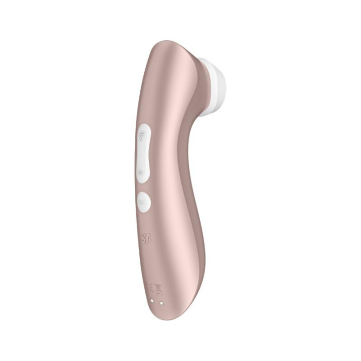 Pro 2+ Succionador con Vibración Rose Gold de Satisfyer | VibraZon