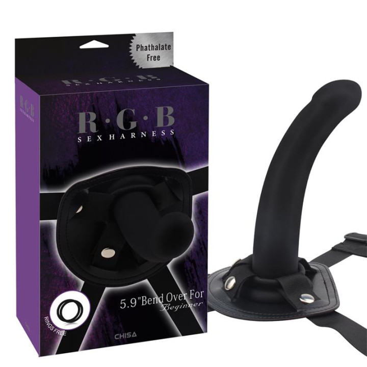 Arnés con Dildo Bend Over para Principiantes Silicona de Chisa | VibraZon