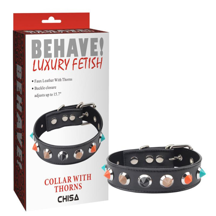 Collar con Puas 46.5 cm de Chisa | VibraZon