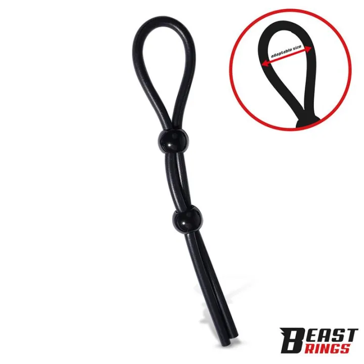 Lasso Anillo para el Pene Silicona Ajustable de Beast Rings