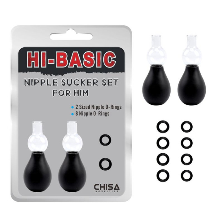 Bombas para Pezones Set for Him de Chisa | VibraZon
