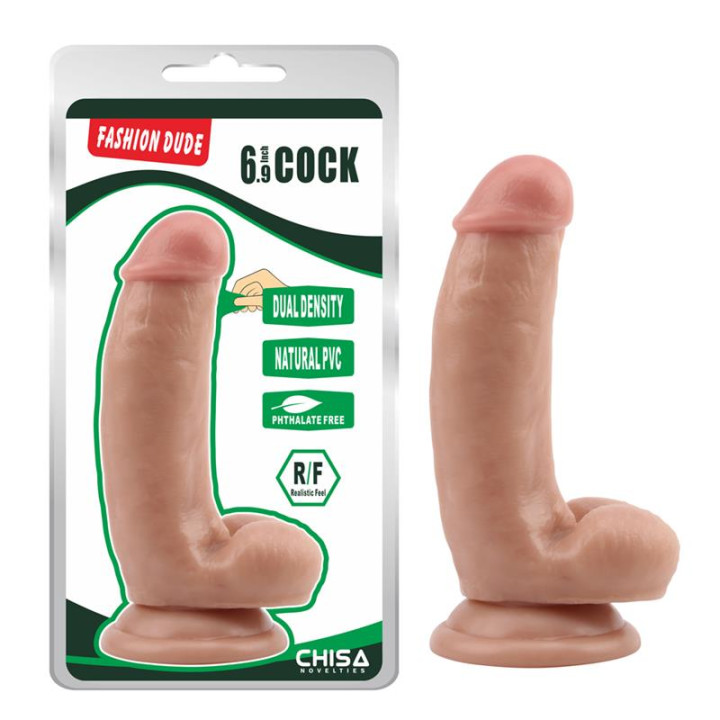 Dildo Dual Density Dude 6.9 Natural de Chisa | VibraZon