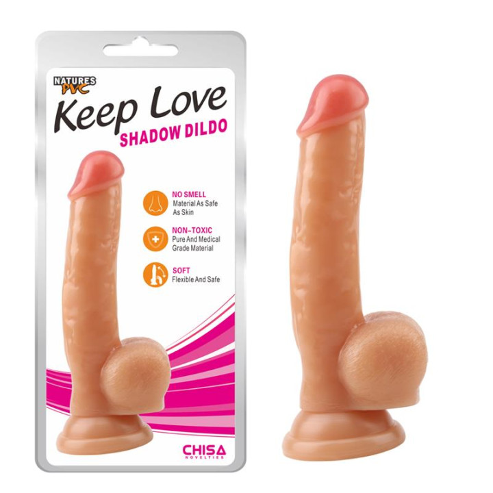 Dildo Shadow 22 x 4.5 cm Natural de Chisa | VibraZon