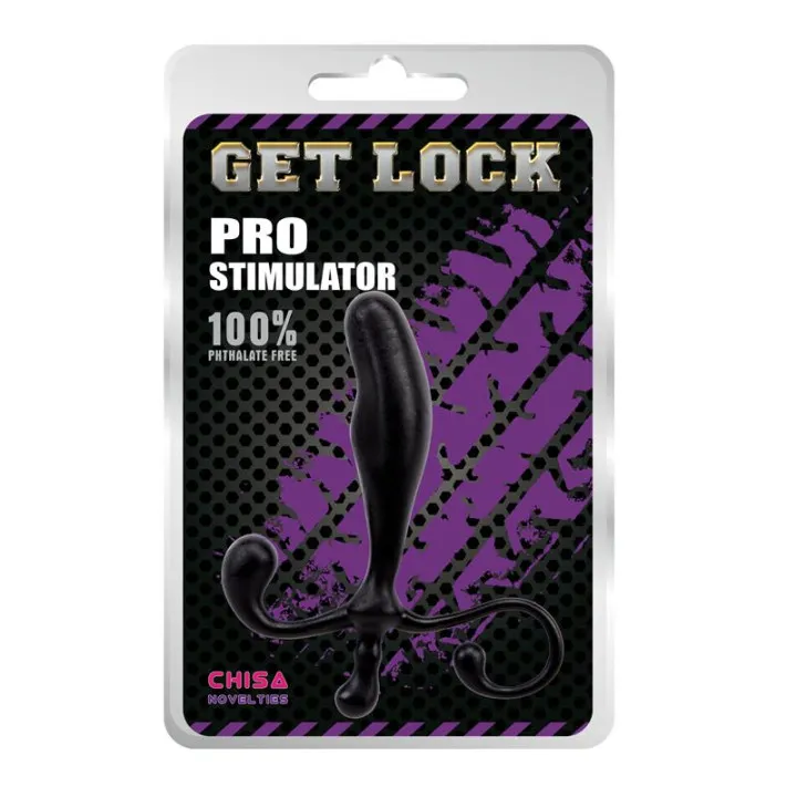 Estimulador Prostatico 12.5 x 2.5 cm Negro de Chisa