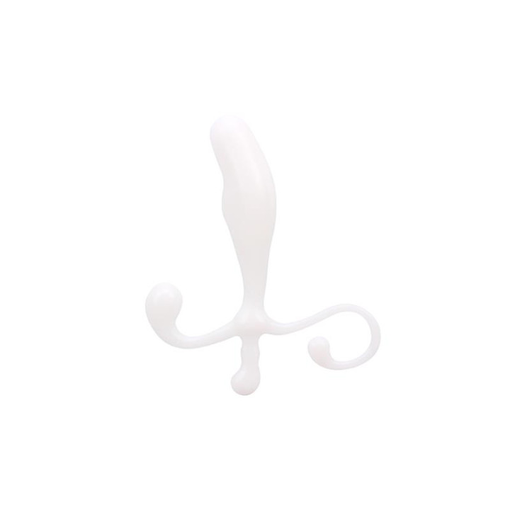 Estimulador Prostatico 12.5 x 2.5 cm Blanco de Chisa | VibraZon