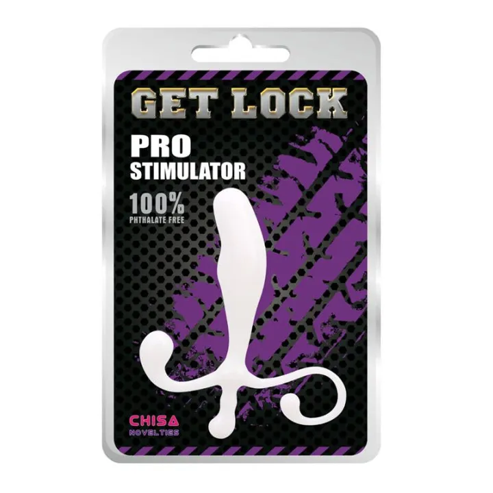 Estimulador Prostatico 12.5 x 2.5 cm Blanco de Chisa