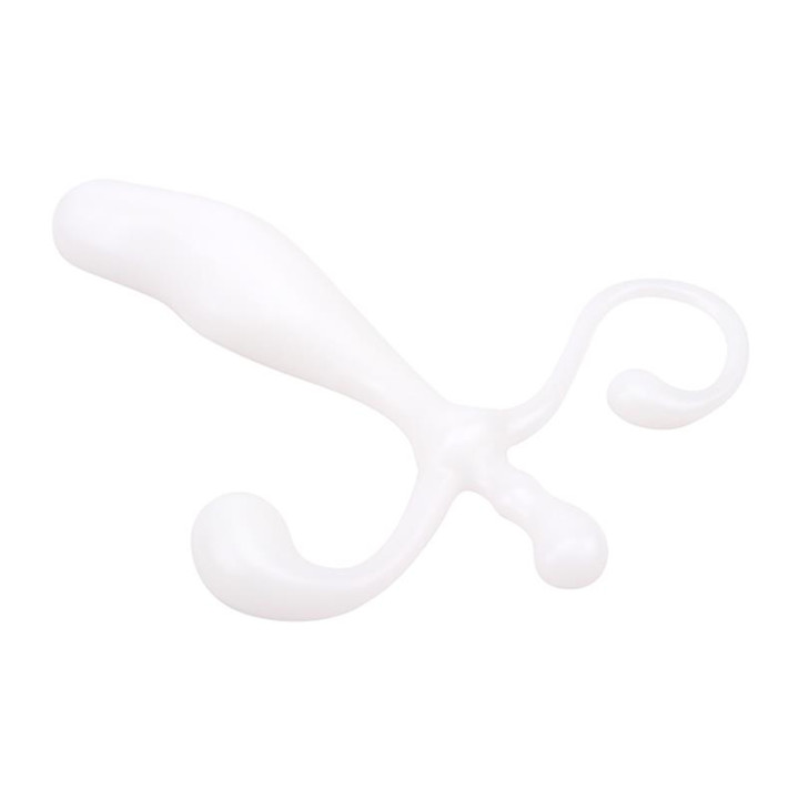 Estimulador Prostatico 12.5 x 2.5 cm Blanco de Chisa | VibraZon