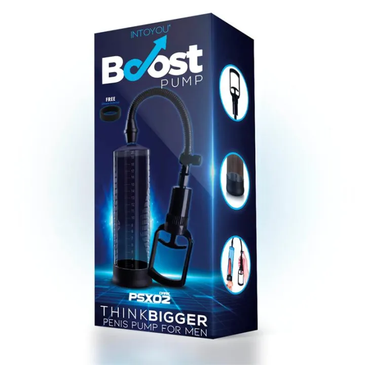 Bomba Manual para el Pene PSX02 Negra de Boost Pumps