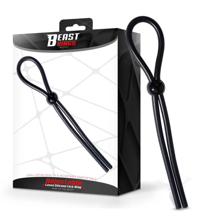 Lasso Anillo para el Pene Silicona Ajustable de Beast Rings