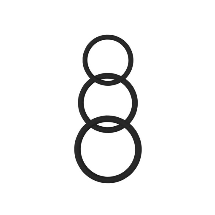 Anillo para el Pene Magnum Force Silicona Negro de Chisa | VibraZon