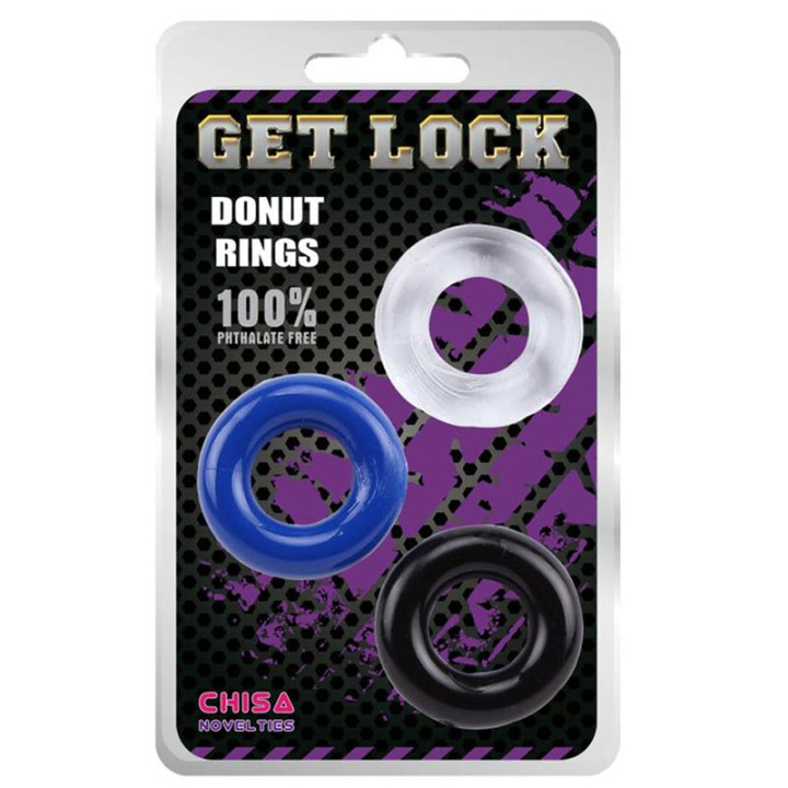 Anillos para el Pene Donut Rings de Chisa | VibraZon