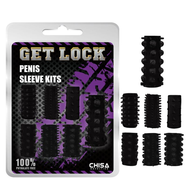 Kit de Fundas para el Pene Negro de Chisa | VibraZon