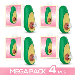 Pack de 4 Avocado Estimulador de Clítoris con Succión de Engily Ross | VibraZon