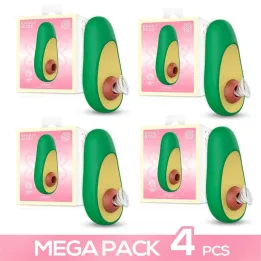 Pack de 4 Avocado Estimulador de Clítoris con Succión de Engily Ross