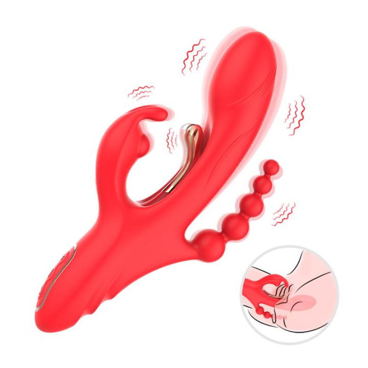 Vibrador Tickler con Cadena Anal de Urban Sky | VibraZon