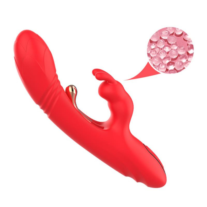 Vibrador Tickler con Thrusting Silicona Líquida de Urban Sky | VibraZon