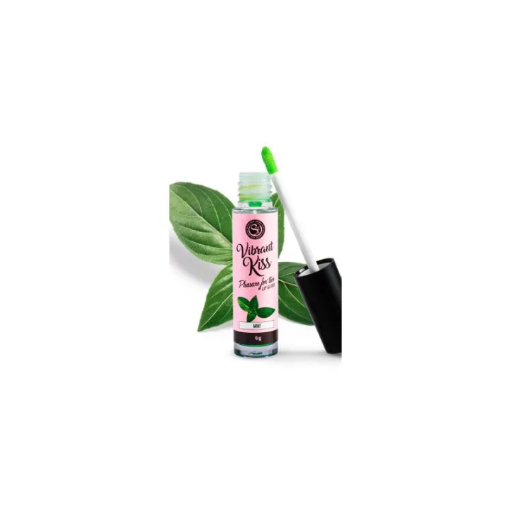 Lip Gloss Vibrant Kiss Sabor Menta de Secret Play