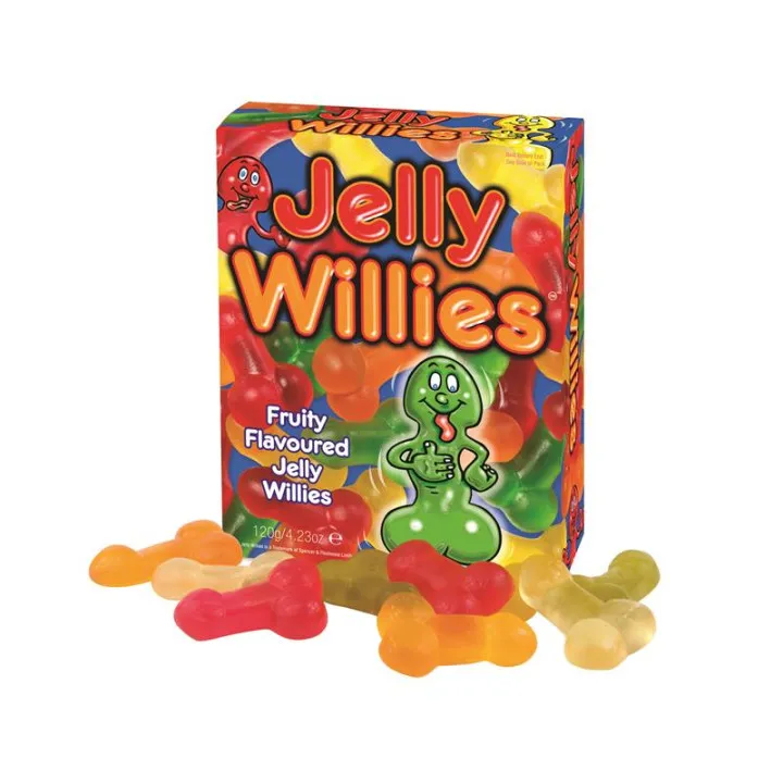Gominolas Forma de Pene Sabor a Frutas 120 gr de Spencer & Fleetwood