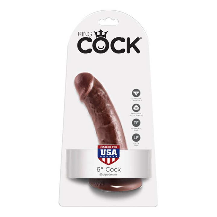 King Cock Pene de 6 - Color Marrón | VibraZon
