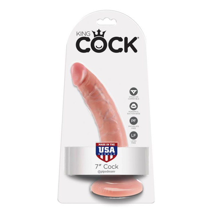 King Cock Pene de 7 - Color Natural | VibraZon