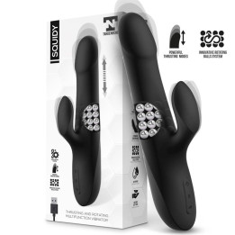 Squidy Vibrador Función de Movimiento Up and Down y Bolas Rotadoras USB Silicona de Tardenoche | VibraZon