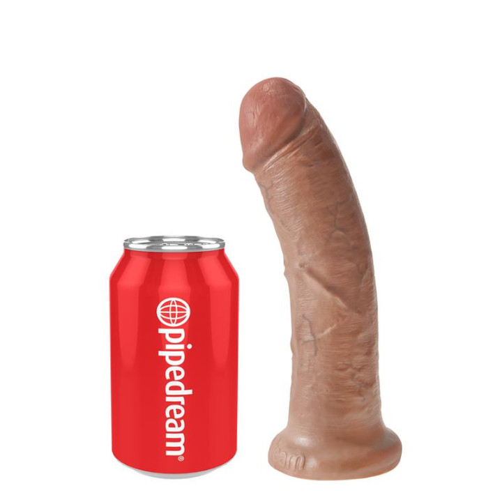 King Cock Pene de 8 - Bronceado | VibraZon