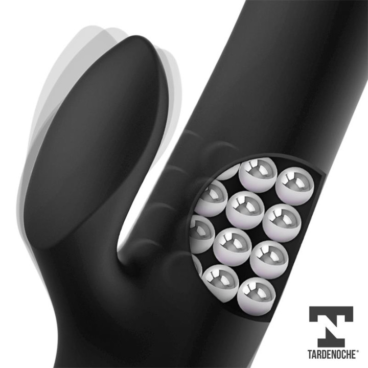 Squidy Vibrador Función de Movimiento Up and Down y Bolas Rotadoras USB Silicona de Tardenoche | VibraZon